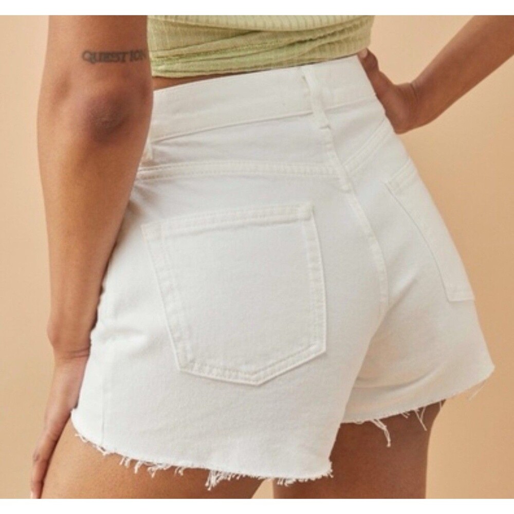 Reformation Jeans Charlie High Rise Jean Shirt In Vintage White Sz 28 New